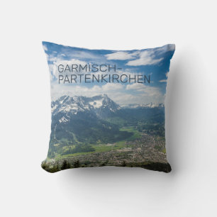 Garmisch-Partenkirchen Bavaria Alps Panorama Gift Cushion