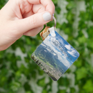 Garmisch-Partenkirchen Bavaria Alps Panorama Gift Key Ring