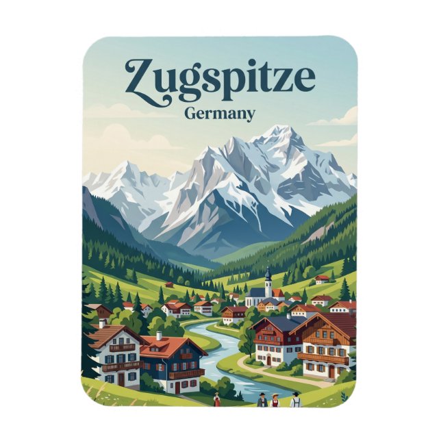 Garmisch-Partenkirchen Germany Magnet (Vertical)