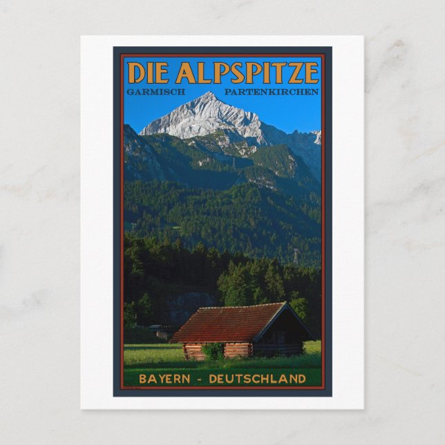 Garmisch - The Alpspitze Postcard (Front)