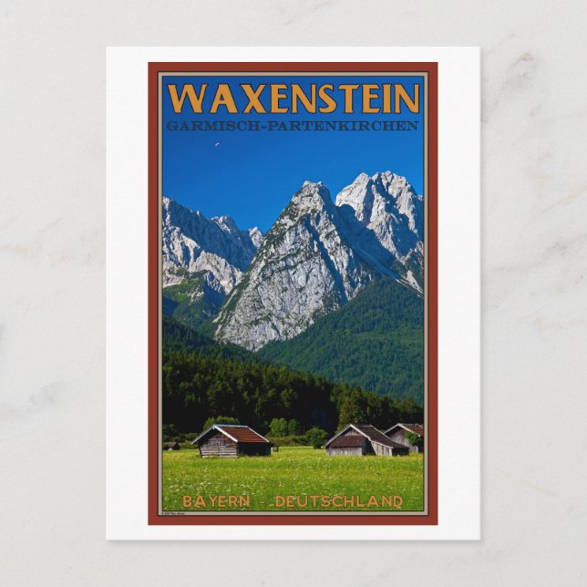 Garmisch - Waxenstein Postcard (Front)