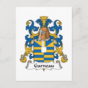 Garneau Family Crest Postcard