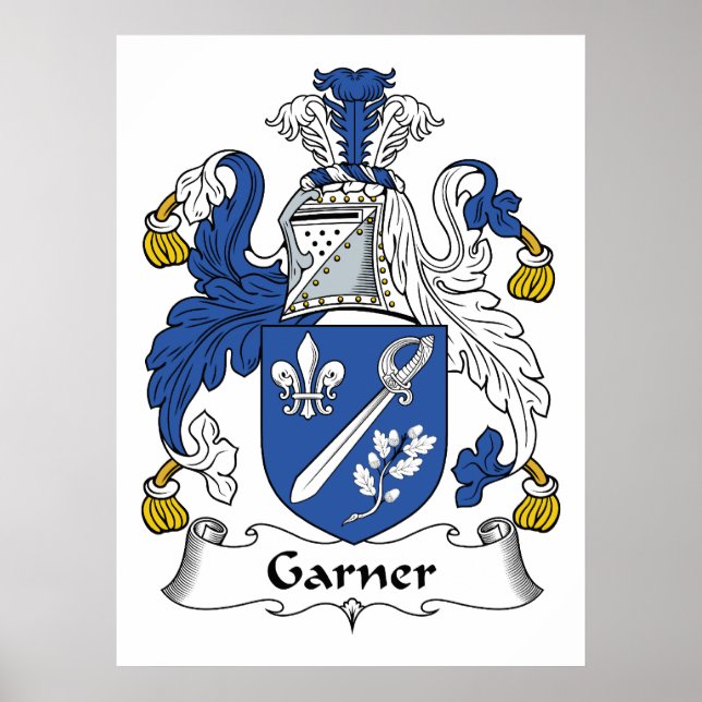 Garner Family Crest Poster (Front)