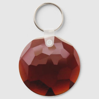 Garnet 01, January, Birthstone Key Ring