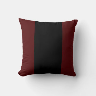 Garnet and Black II Throw Pillow
