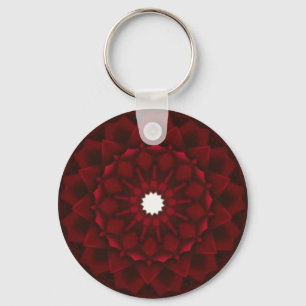 Garnet Kaleidoscope Key Ring