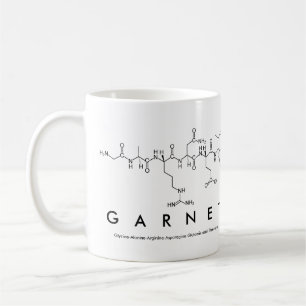 Garnet peptide name mug
