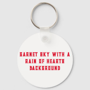Garnet Sky: A Shower of Hearts" Key Ring
