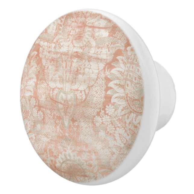 Garnet Weft Ceramic Knob (Right)