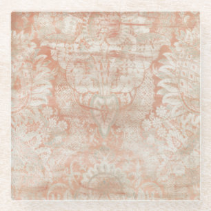 Garnet Weft Glass Coaster