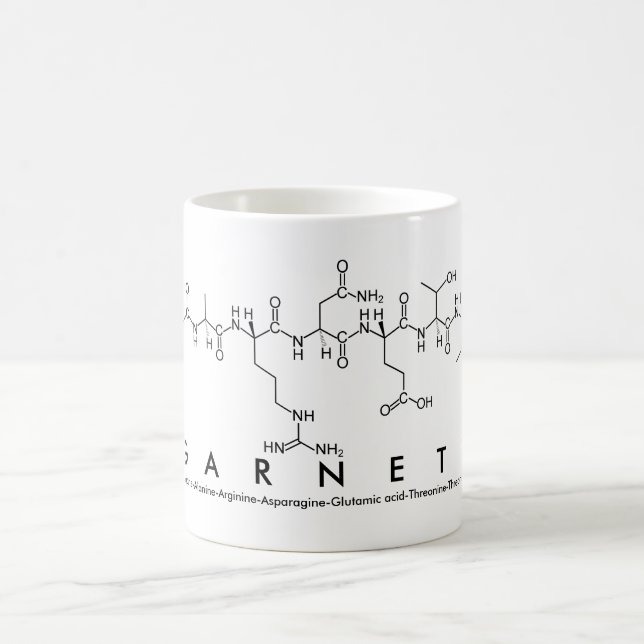 Garnett peptide name mug (Center)