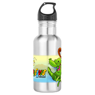 Garrafinha Jacarelvis and friends 532 Ml Water Bottle