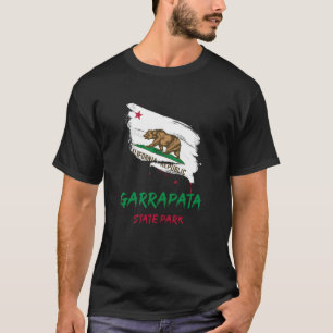 Garrapata State Park California Splatter Flag Vaca T-Shirt