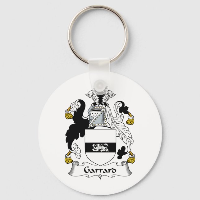 Garrard Family Crest Key Ring (Front)