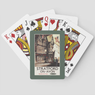 Garrick Inn and Harvard House Rail Poster Playing Cards