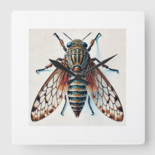 Garrisonia 071024IREF201 - Watercolor Square Wall Clock