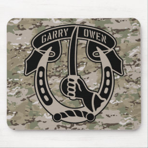 Garry Owen 7th Cavalry Emblem Mouse Pad