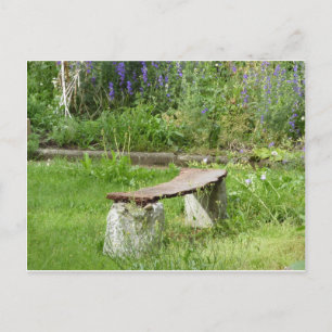 Gartenbank Postcard