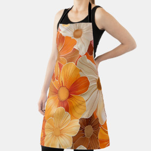 Gartenparty Retro 1970er Stil Apron
