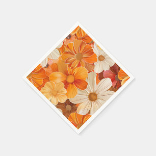 Gartenparty Retro 1970er Stil Napkin
