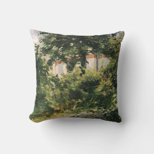Gartenweg in Rueil Edouard Manet Cushion