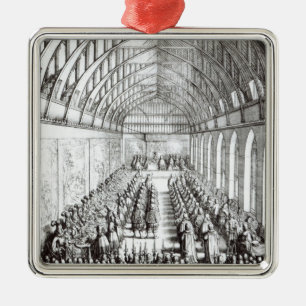 Garter Feast the Sovereign and the Knights Metal Ornament