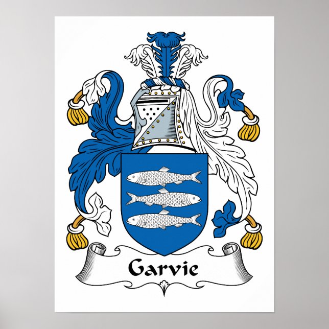Garvie Family Crest Poster (Front)
