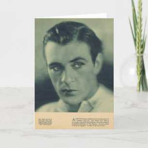 Gary Cooper 1930 portrait Card