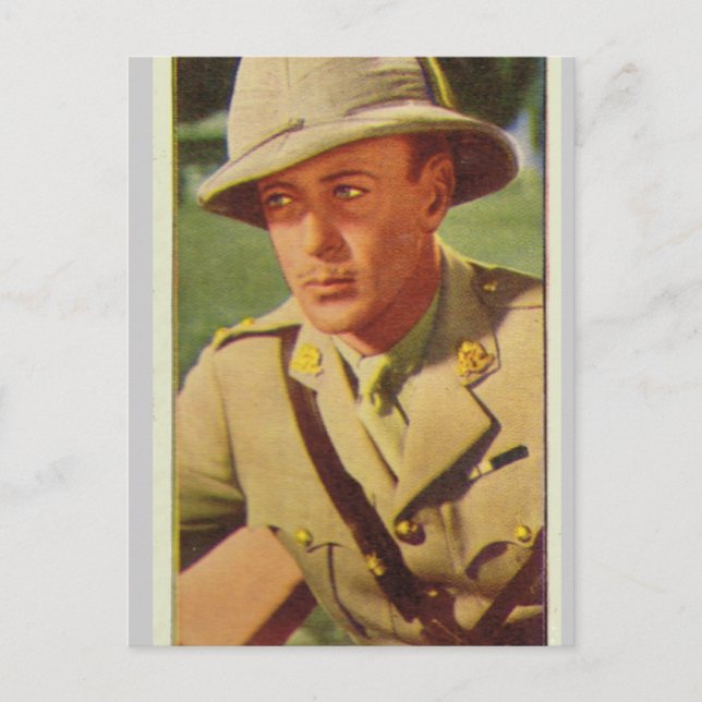 Gary Cooper Postcard (Front)