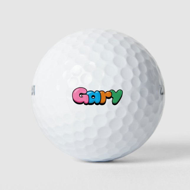 Gary Golf Balls (Front)