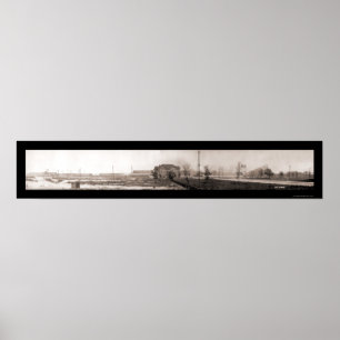 Gary Indiana Steel Photo 1910 Poster