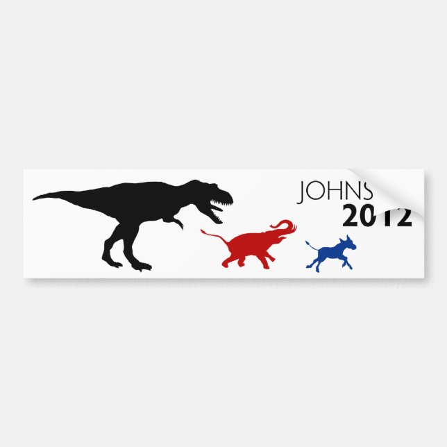 Gary Johnson 2012 Bumper Sticker (Front)