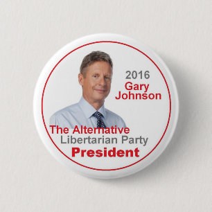 Gary JOHNSON 2016 Button