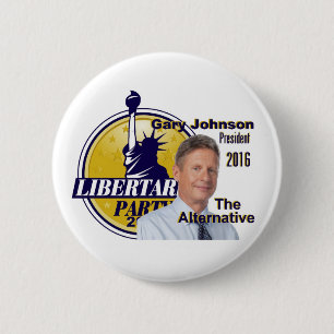 Gary JOHNSON 2016 Button
