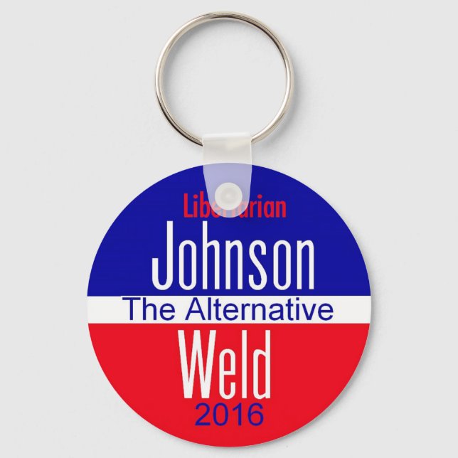 Gary JOHNSON 2016 Keychain (Front)
