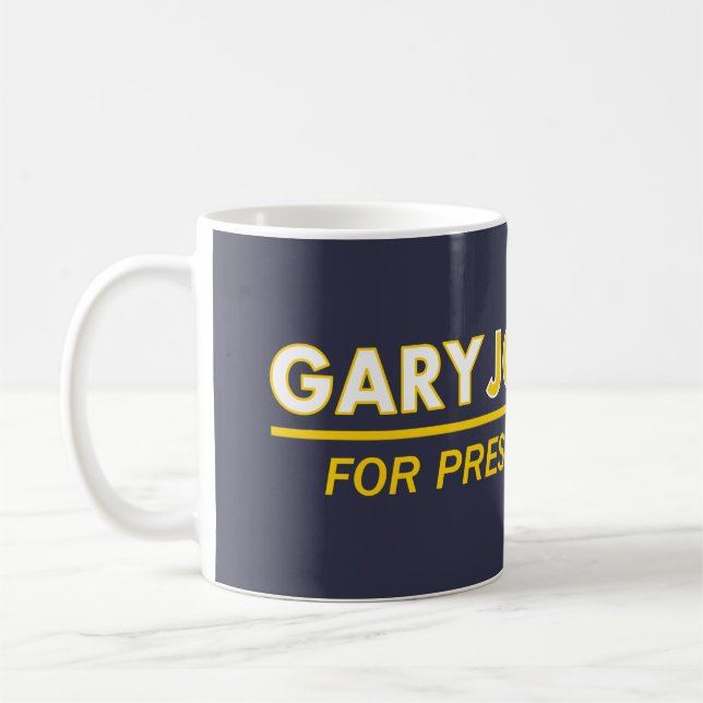 Gary Johnson for President 2016 Mug (Left)