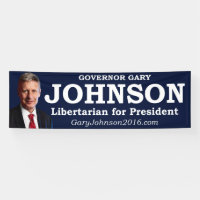 Gary Johnson for President Banner