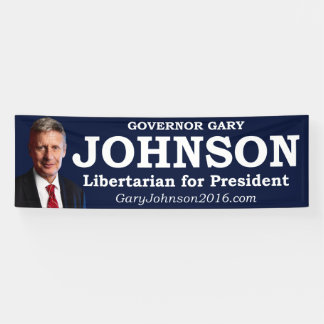 Gary Johnson for President Banner