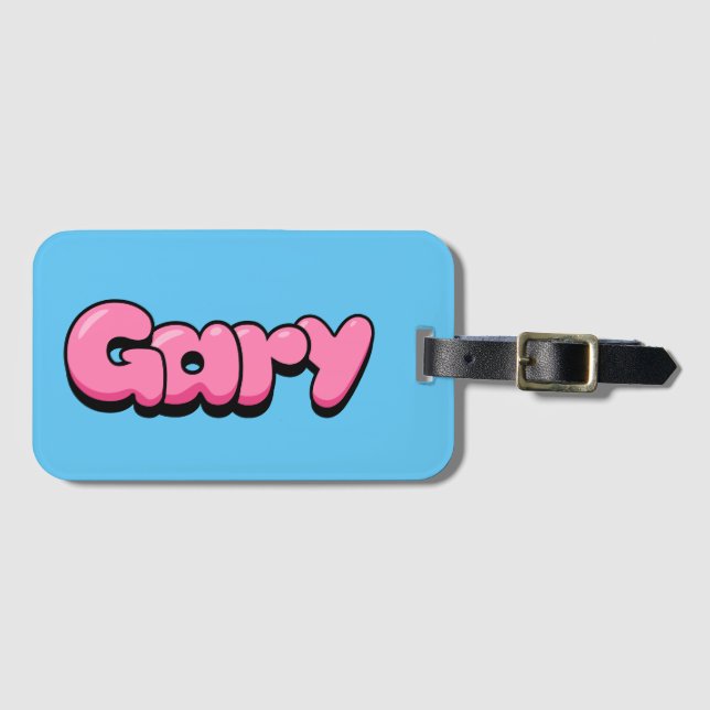 Gary Luggage Tag (Front Horizontal)