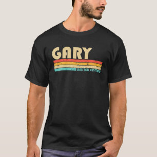 GARY Name Personalised Funny Retro Vintage Birthda T-Shirt