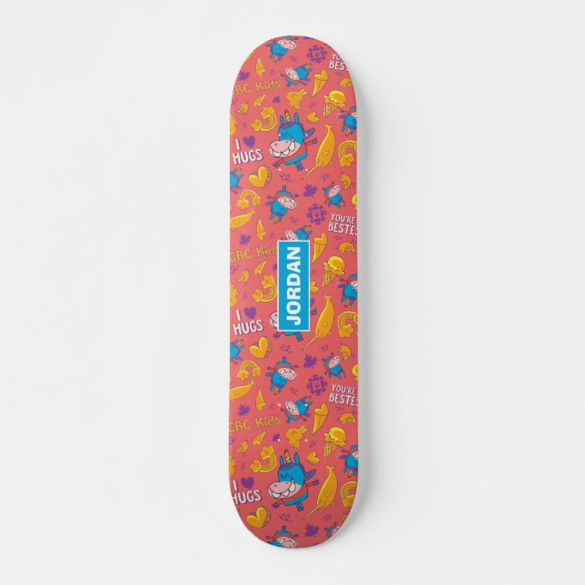 Gary Pattern Personalised Skateboard (Front)