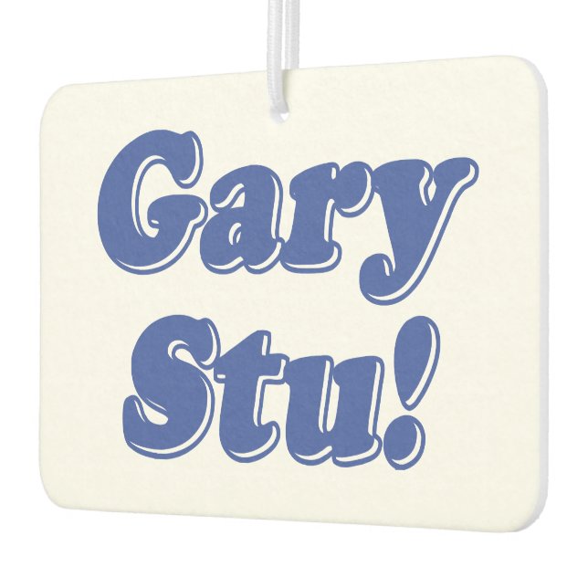 Gary Stu! Car Air Freshener (Left)