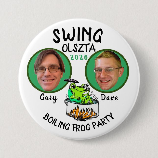 Gary Swing / Dave Olszta 2020 7.5 Cm Round Badge (Front)
