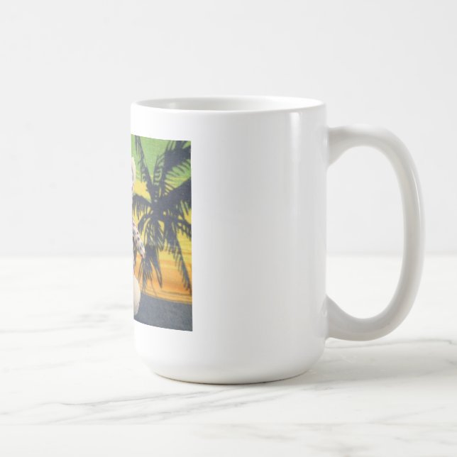 Gary the beary Coffee mug in Hawaii (Right)