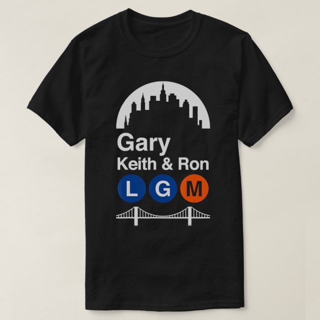 Garys Keiths and Rons T-Shirt (Design Front)