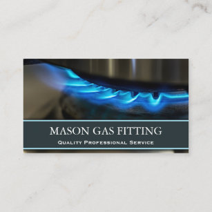 Gas Engineer / Fitter Photo Business Card