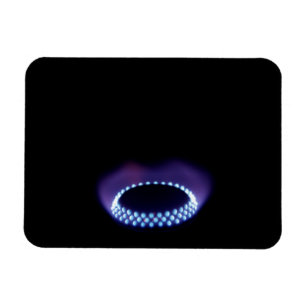 Gas flame magnet