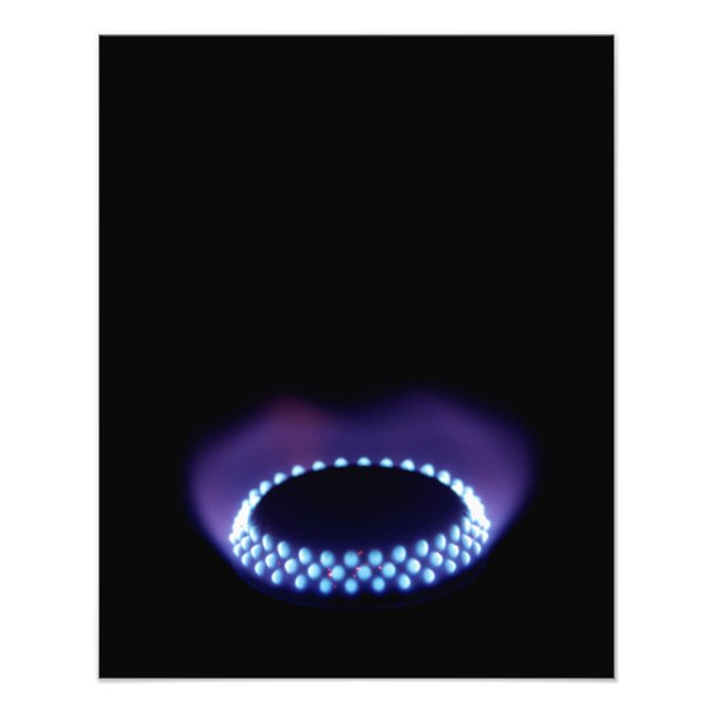 Gas flame photo print (Front)
