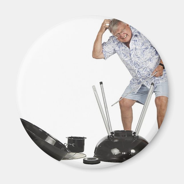 Gas Grill Problem Magnet (Front)