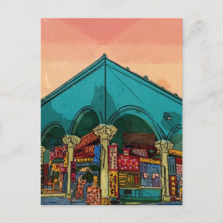 Gas House - Venice Beach California Postcard